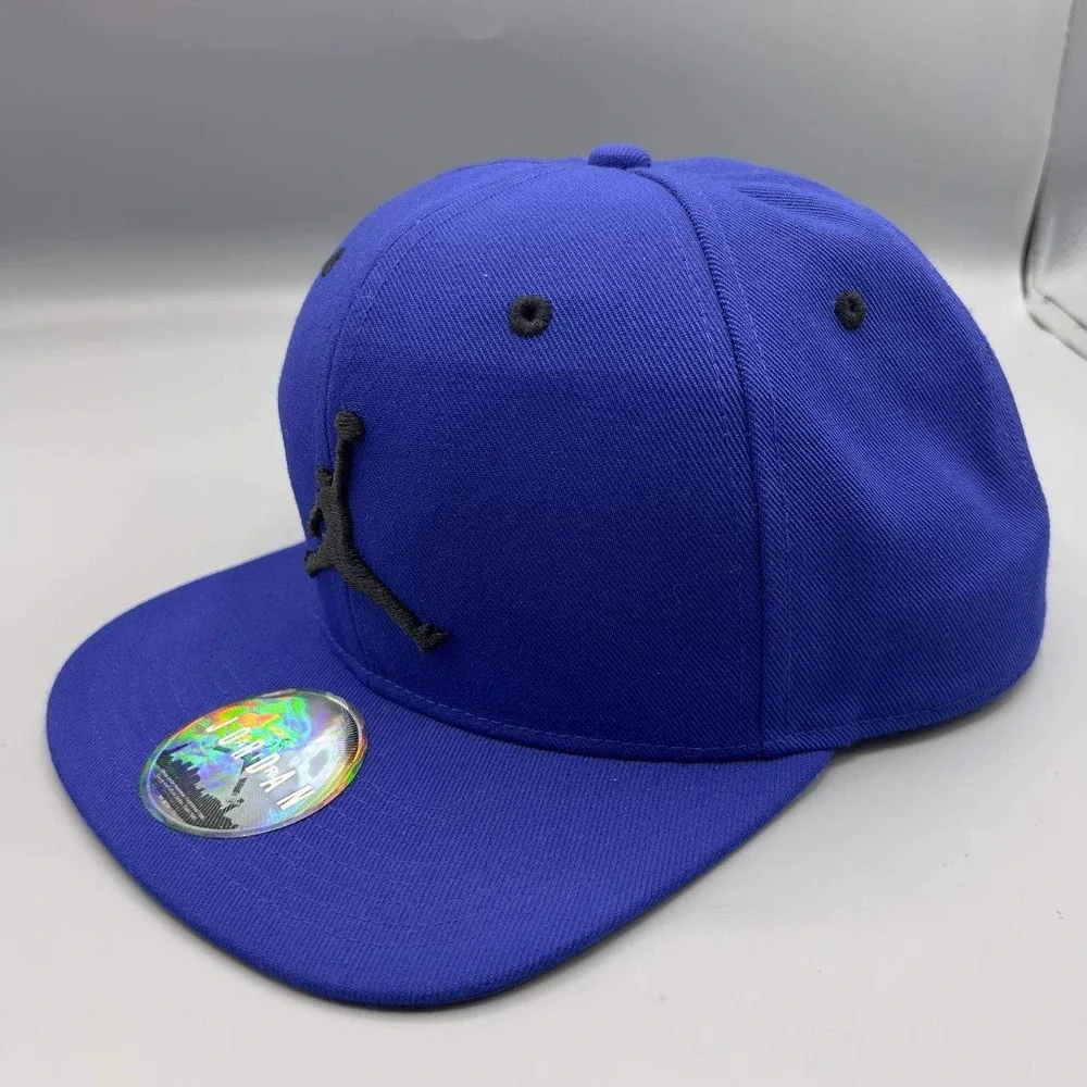 Air Jordan‎ Hat Men Blue Embroidered Logo Jumpman Snap Back Cap